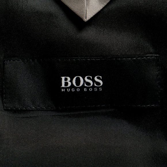 Hugo Boss Men's "Huge6/Genius5" Slim Fit Houndstooth 100% Wool Two Button Suit - Picture 11 of 12